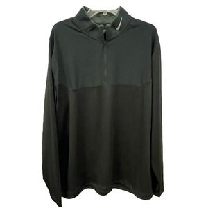 Nike‎ Golf Tour Performance XXL Black Dri-FIT Pullover Long Sleeve Shirt